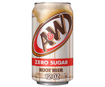 Diet A&W Root Beer, 12 fl oz – 12 Cans pack
